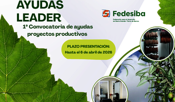 FEDESIBA abre el plazo de solicitud de ayudas de la 1 Convocatoria LEADER 20232027