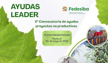 FEDESIBA abre la segunda convocatoria de ayudas LEADER para proyectos no productivos en Sierra GrandeTierra de Barros