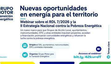 Invitacin al webinar sobre nuevas oportunidades para el desarrollo local en el mbito energtico