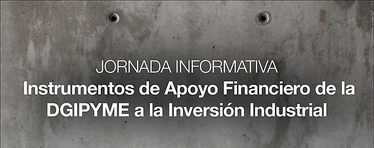 Jornada Informativa Instrumentos de apoyos financieros de la DGIPYME a la inversin industrial