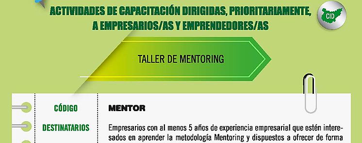 Abierto el plazo de inscripcin del programa de Mentoring de Diputacin de Badajoz