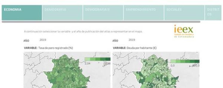 Atlas socioeconmico de Extremadura 2019