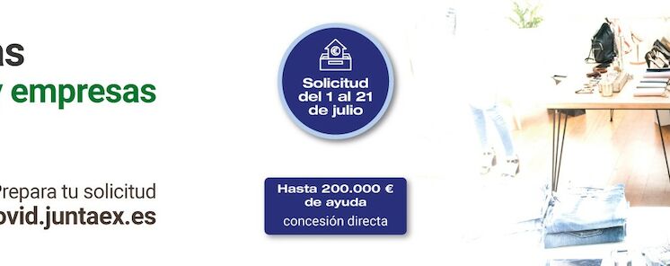 Abierto el plazo de solicitud de las Ayudas para autnomos y empresas afectados por Covid