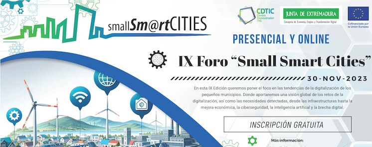 IX Foro Small Smart Cities  30112023  CDTIC