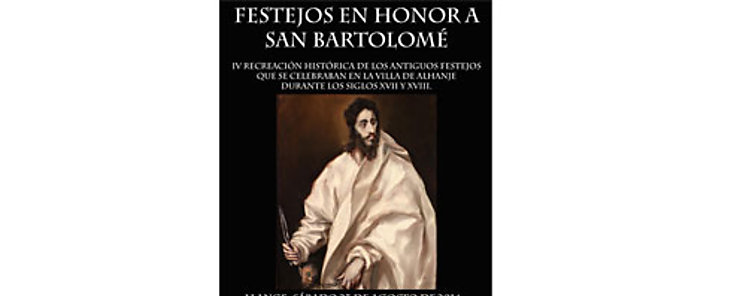 Festejos en honor a San Bartolom organizados por la Asoaciacin senderista y cultural PATA DEL BUEY de Alange proyecto de recuperacin de un evento cultural y turstico financiado en el marco del programa ENFOQUE LEADER de FEDESIBA