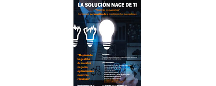 Gran nmero de demandas en el proyecto formativo La solucin nace de ti nosotros te ayudamos asistencia tcnicoempresarial