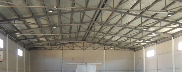 Inauguracin oficial del pabelln polideportivo de Entrn Bajo