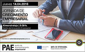 Convocatoria de la Jornada de Crecimiento Empresarial Tierra de Barros