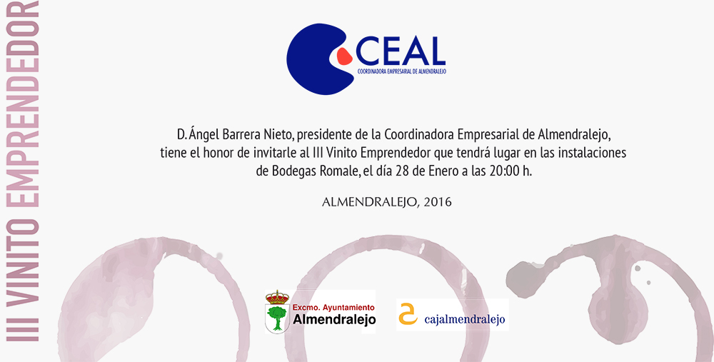 Invitación un vinito emprendedor