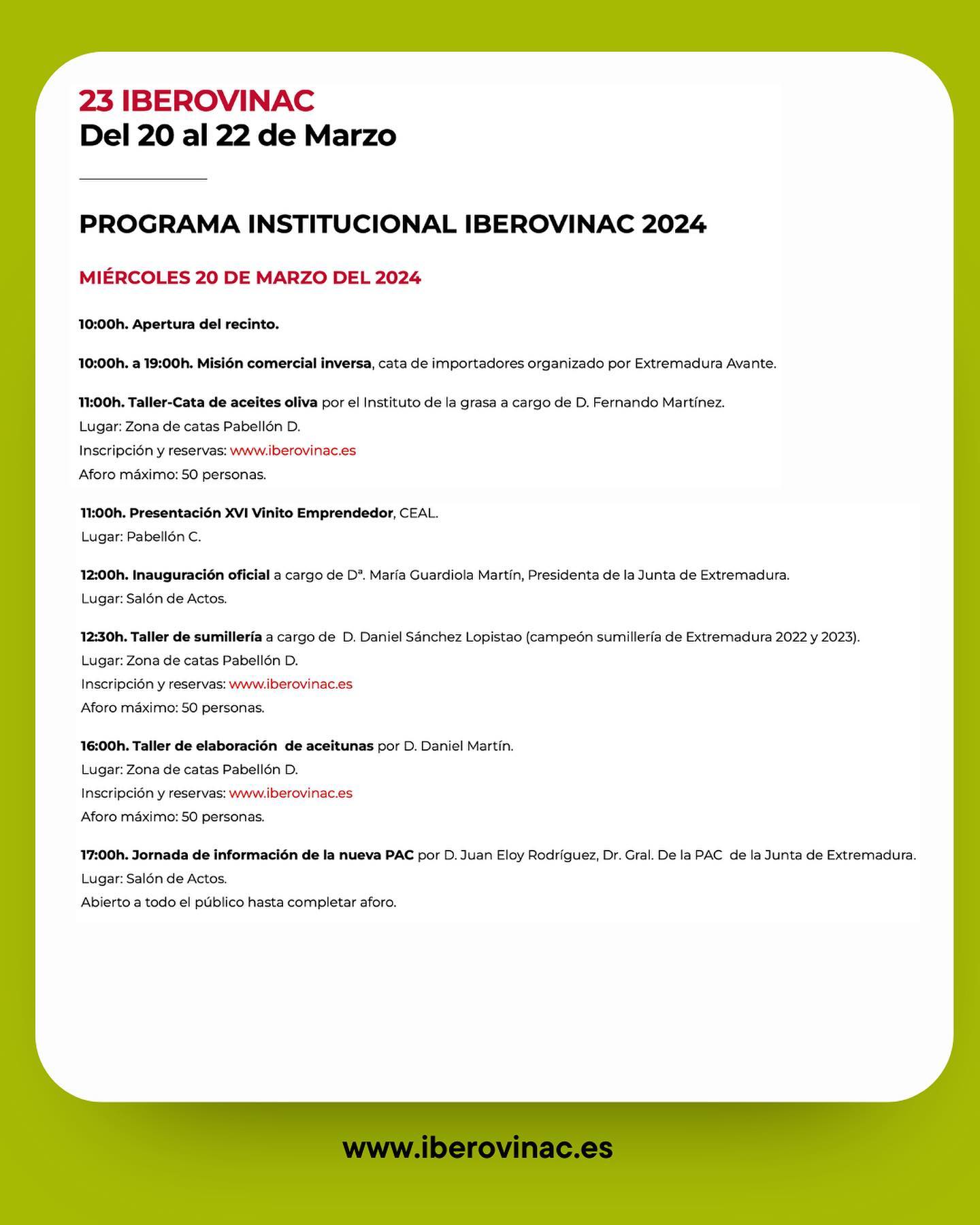 FEDESIBA estará presente en la IBEROVINAC 2024 de Almendralejo.