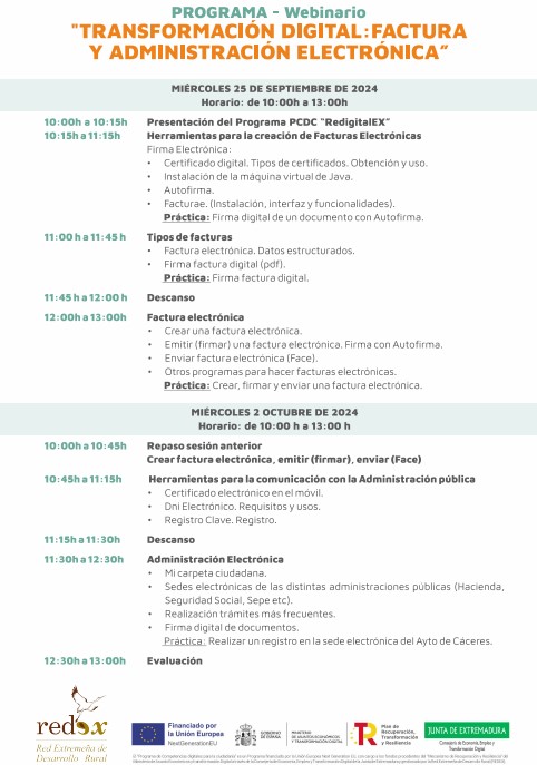 Factura electrónica y admi electronica