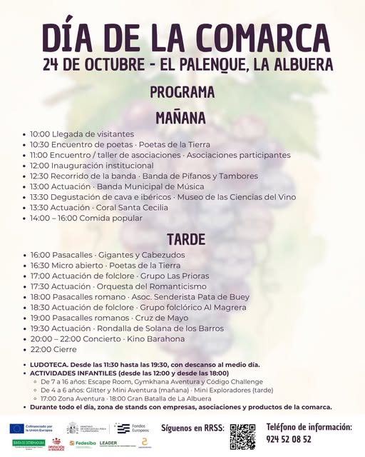 Programación Día de la Comarca